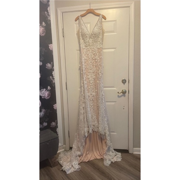 Miosa Bride Women's Size 12 mermaid Beaded Wedding Gown - threedaughtersproperties.com Miosa Bride Women's Size 12 mermaid Beaded Wedding Gown - threedaughtersproperties.com